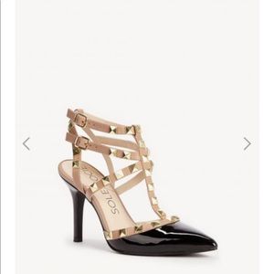 Studded T-Strap Shoe